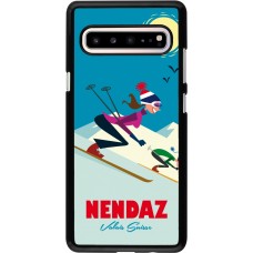 Samsung Galaxy S10 5G Case Hülle - Nendaz Ski Downhill