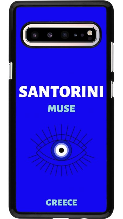 Samsung Galaxy S10 5G Case Hülle - Pop Summer Destination Santorini