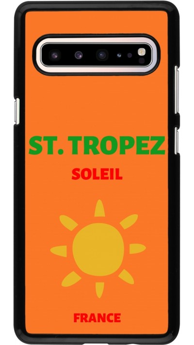 Samsung Galaxy S10 5G Case Hülle - Pop Summer Destination St-Tropez