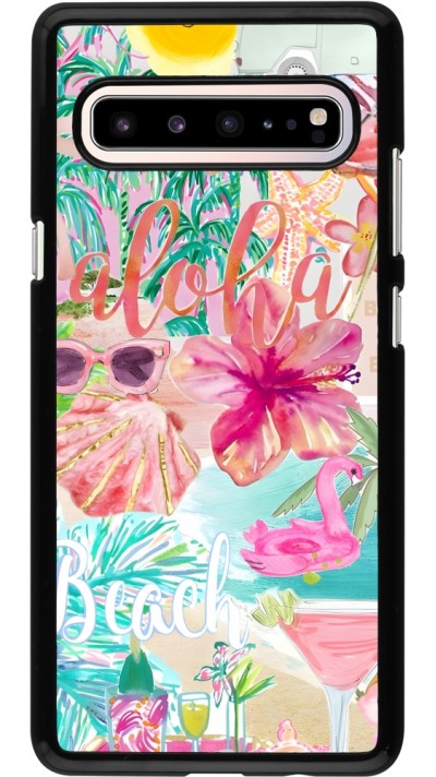 Samsung Galaxy S10 5G Case Hülle - Preppy Collage Aloha