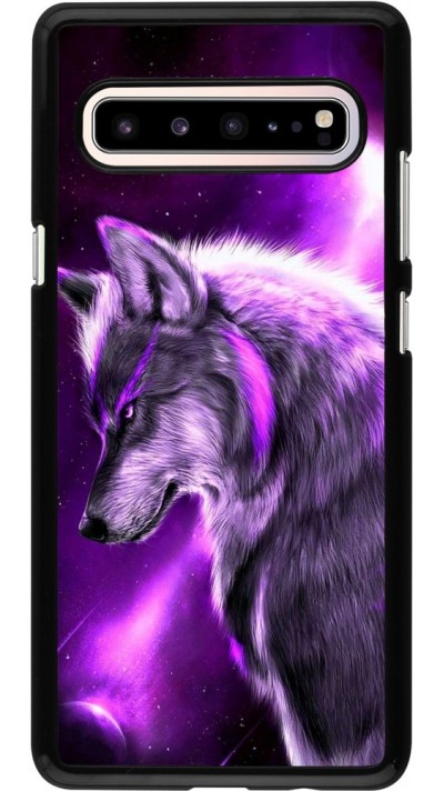 Hülle Samsung Galaxy S10 5G - Purple Sky Wolf