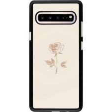 Samsung Galaxy S10 5G Case Hülle - Rosa Sand Minimalistisch