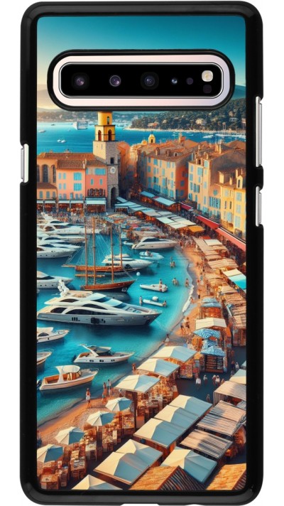 Samsung Galaxy S10 5G Case Hülle - Saint-Tropez Strand