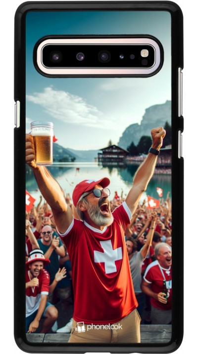 Coque Samsung Galaxy S10 5G - Victoire suisse fan zone Euro 2024