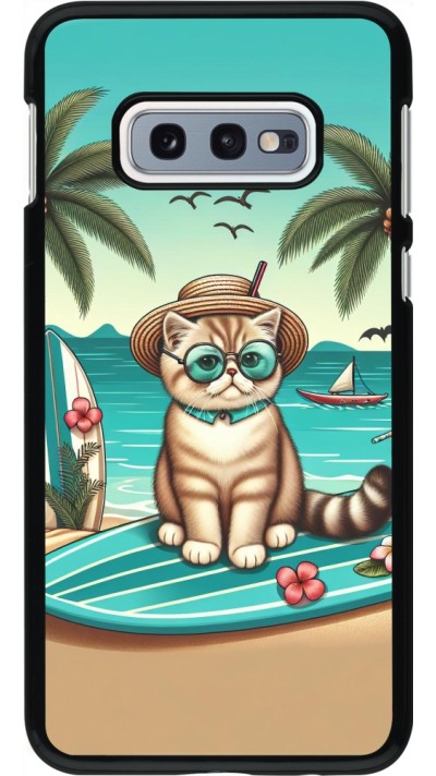 Samsung Galaxy S10e Case Hülle - Chat Surf Stil