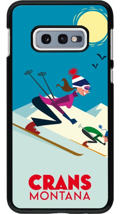 Samsung Galaxy S10e Case Hülle - Crans-Montana Ski Downhill