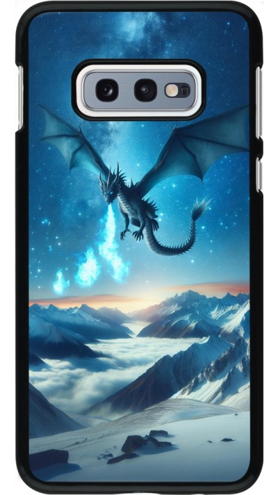 Samsung Galaxy S10e Case Hülle - Drache nächtliche Berg