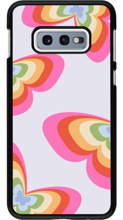 Samsung Galaxy S10e Case Hülle - Easter 2024 rainbow butterflies