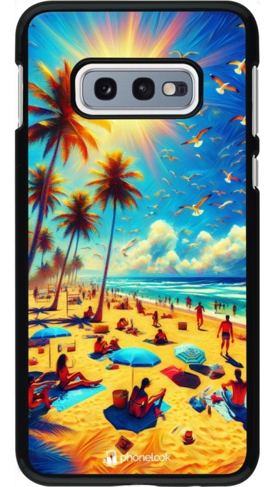 Samsung Galaxy S10e Case Hülle - Sommer Paradies Farbe