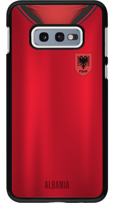 Coque Samsung Galaxy S10e - Maillot de football Albanie personnalisable