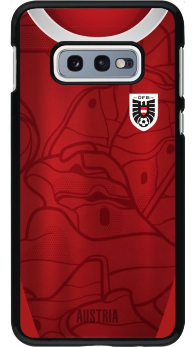 Coque Samsung Galaxy S10e - Maillot de football Autriche personnalisable