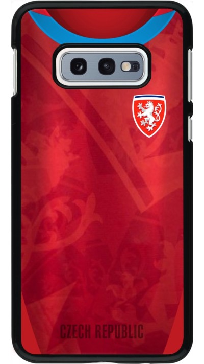 Coque Samsung Galaxy S10e - Maillot de football République Tchèque personnalisable