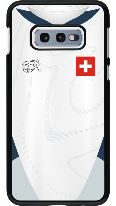 Coque Samsung Galaxy S10e - Maillot de football Suisse Extérieur personnalisable