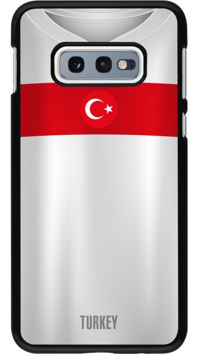 Coque Samsung Galaxy S10e - Maillot de football Turquie personnalisable