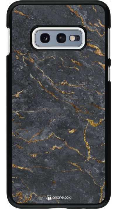 Hülle Samsung Galaxy S10e - Grey Gold Marble