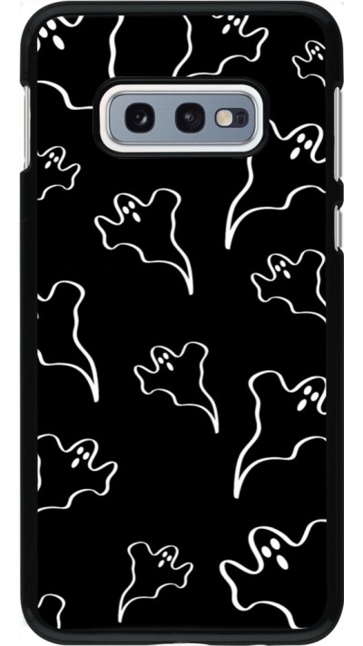 Samsung Galaxy S10e Case Hülle - Halloween 2024 black and white ghosts