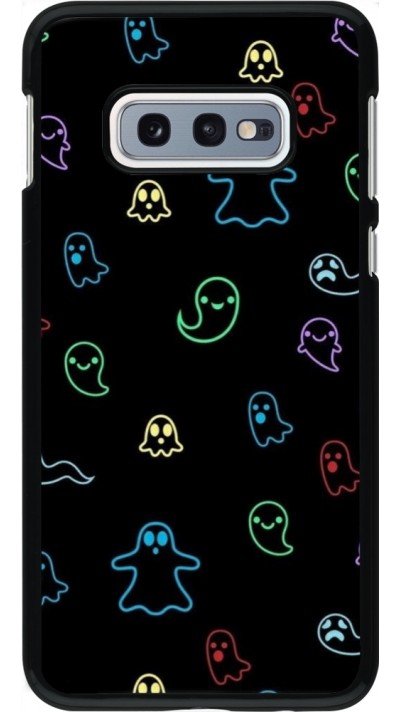 Samsung Galaxy S10e Case Hülle - Halloween 2024 colorful ghosts