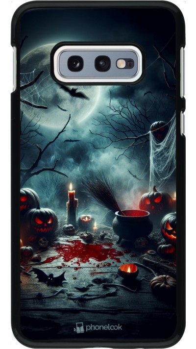 Samsung Galaxy S10e Case Hülle - Halloween 2024 Dunkler Mond