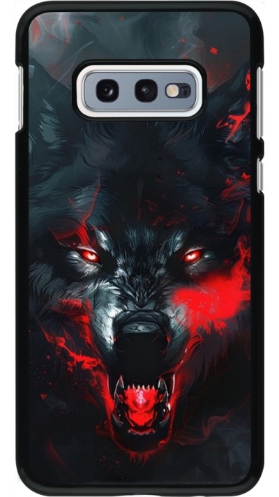 Samsung Galaxy S10e Case Hülle - Halloween 2024 mad werewolf