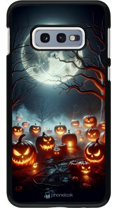 Samsung Galaxy S10e Case Hülle - Halloween 2024 Viele Kuerbisse