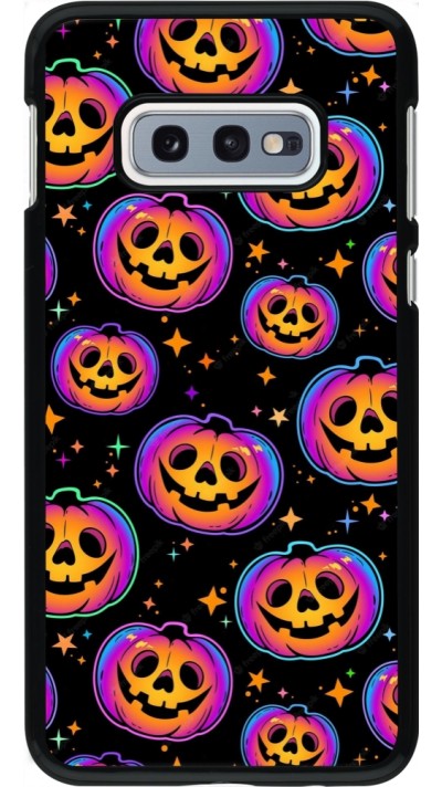 Samsung Galaxy S10e Case Hülle - Halloween 2024 rainbow pumpkins