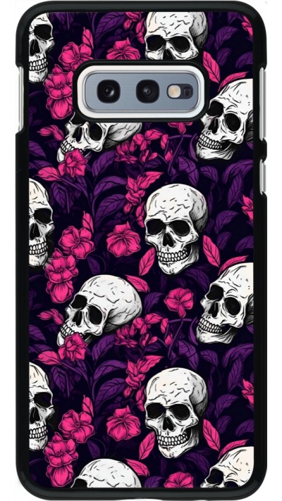 Samsung Galaxy S10e Case Hülle - Halloween 2024 romantic skulls