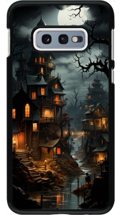 Samsung Galaxy S10e Case Hülle - Halloween 2024 scary town