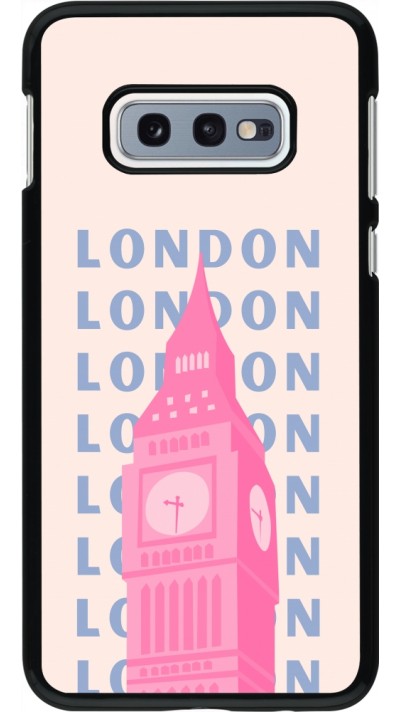 Samsung Galaxy S10e Case Hülle - London Pink Print