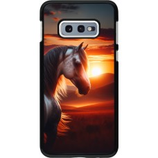 Samsung Galaxy S10e Case Hülle - Majestätischer Sonnenuntergang Pferd