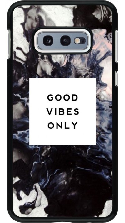 Hülle Samsung Galaxy S10e - Marble Good Vibes Only