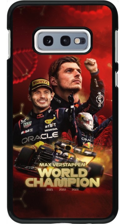 Samsung Galaxy S10e Case Hülle - Max Verstappen Champion 2023