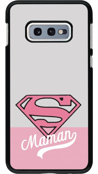 Coque Samsung Galaxy S10e - Mom 2024 Super hero maman