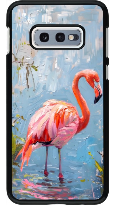 Samsung Galaxy S10e Case Hülle - Paint Flamingo