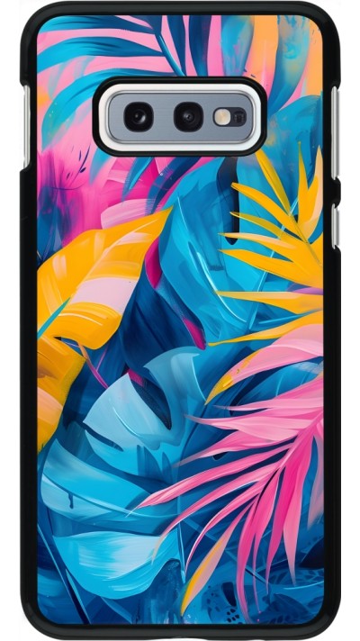 Samsung Galaxy S10e Case Hülle - Palms Blue