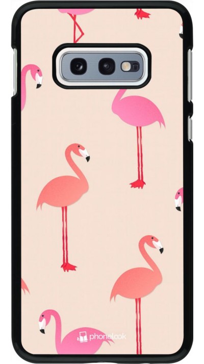 Hülle Samsung Galaxy S10e - Pink Flamingos Pattern