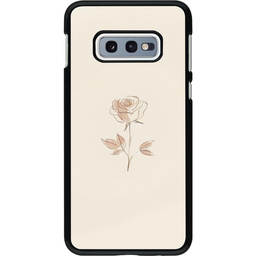 Samsung Galaxy S10e Case Hülle - Rosa Sand Minimalistisch