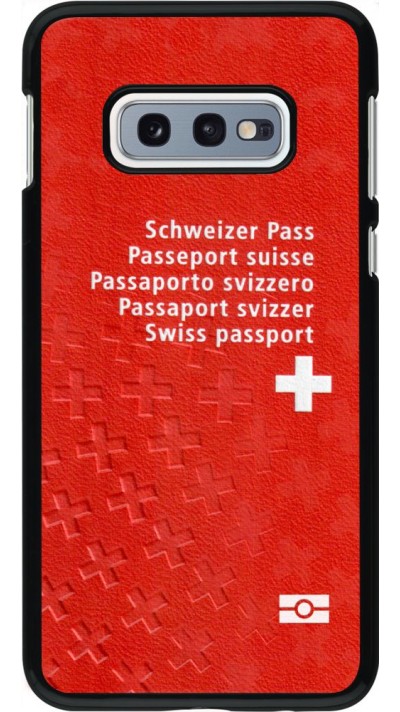 Hülle Samsung Galaxy S10e - Swiss Passport