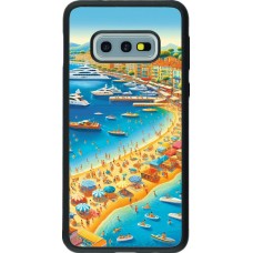 Samsung Galaxy S10e Case Hülle - Silikon schwarz French Riviera People