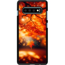 Samsung Galaxy S10+ Case Hülle - Herbst Magisch Orange