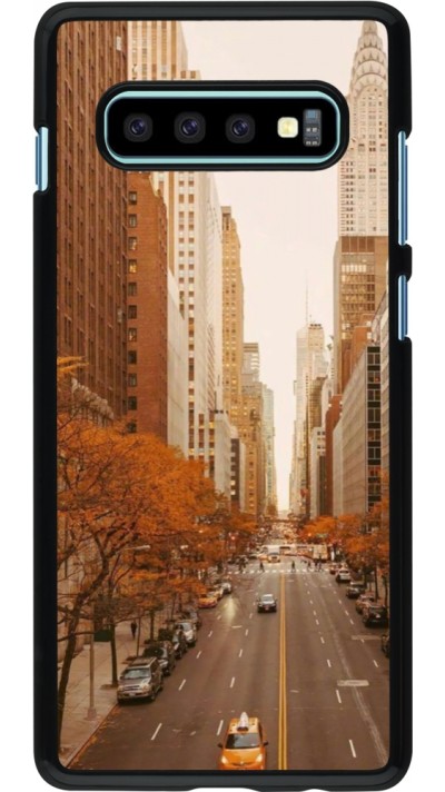 Samsung Galaxy S10+ Case Hülle - Autumn 2024 New York city