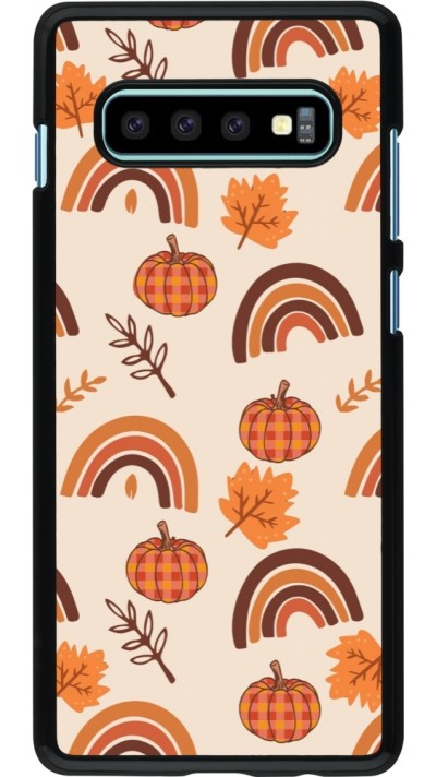 Samsung Galaxy S10+ Case Hülle - Autumn 2024 rainbow