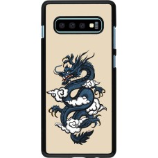 Samsung Galaxy S10+ Case Hülle - Blue Dragon Tattoo