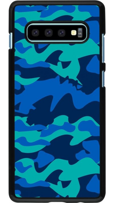 Hülle Samsung Galaxy S10+ - Camo Blue