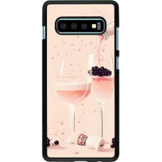 Samsung Galaxy S10+ Case Hülle - Champagne Pouring Pink