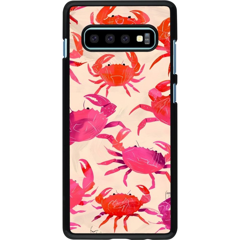 Samsung Galaxy S10+ Case Hülle - Crabs Paint