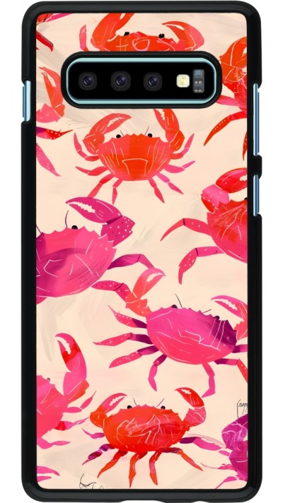 Coque Samsung Galaxy S10+ - Crabs Paint