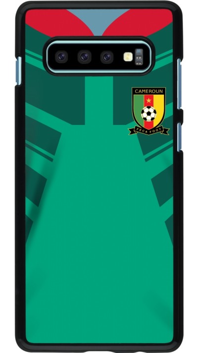 Samsung Galaxy S10+ Case Hülle - Kamerun 2022 personalisierbares Fussballtrikot