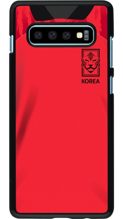 Samsung Galaxy S10+ Case Hülle - Südkorea 2022 personalisierbares Fussballtrikot