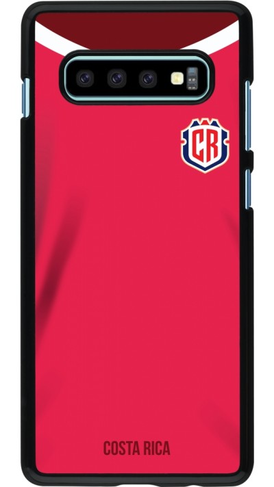 Samsung Galaxy S10+ Case Hülle - Costa Rica 2022 personalisierbares Fussballtrikot