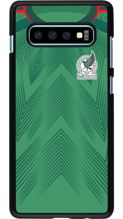 Samsung Galaxy S10+ Case Hülle - Mexiko 2022 personalisierbares Fussballtrikot